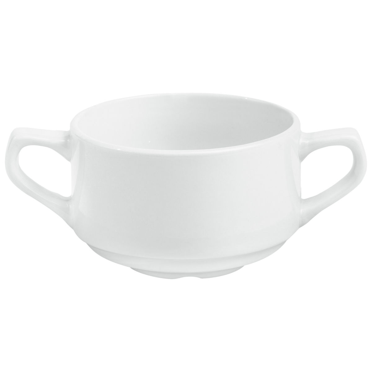 PULSIVA Suppentasse Rondon 280 ml, 9.5x6.2 cm (ØxH); weiß; rund; 6 Stück / Pack