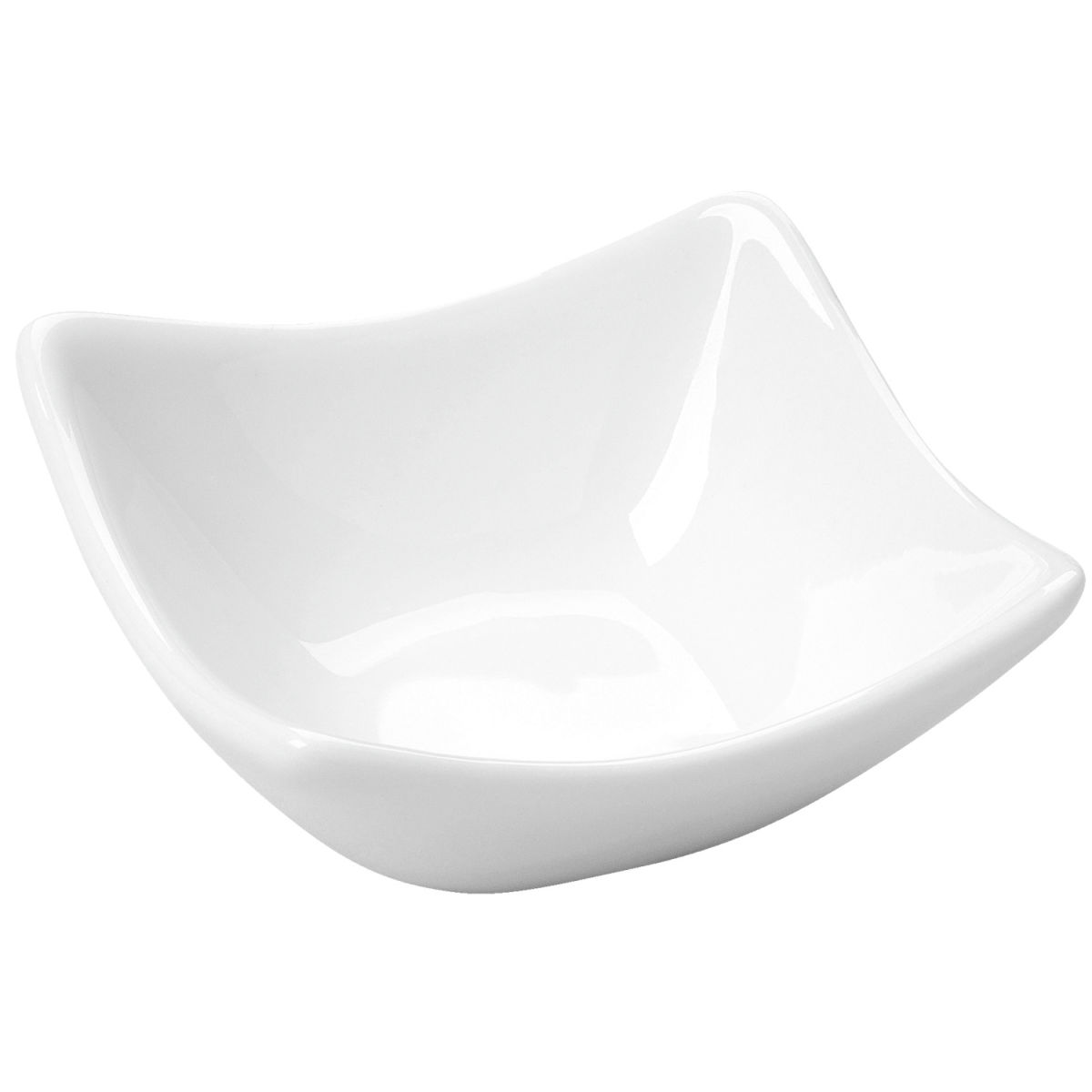 VEGA Miniskål Topp; 5 cl, 7.5x7.5x3.5 cm (LxBxH); Vit; Kvadratisk; 12 Styck / Förpackning