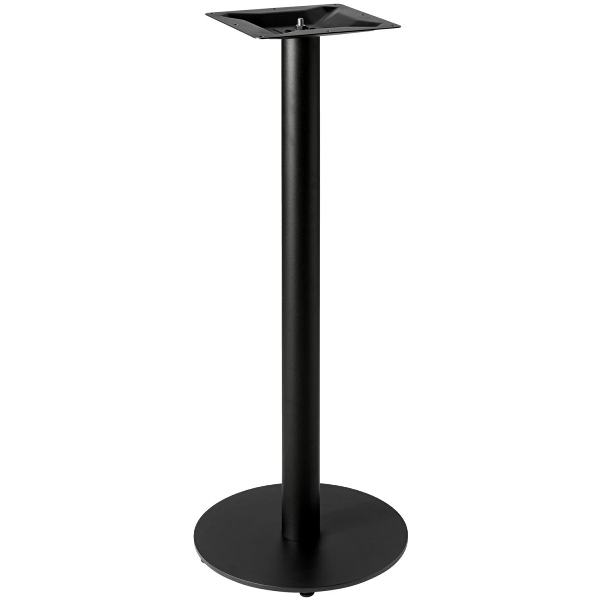 Base per tavolo alto Fino rotonda VEGA; 43x108 cm (ØxH); nero; rotonda