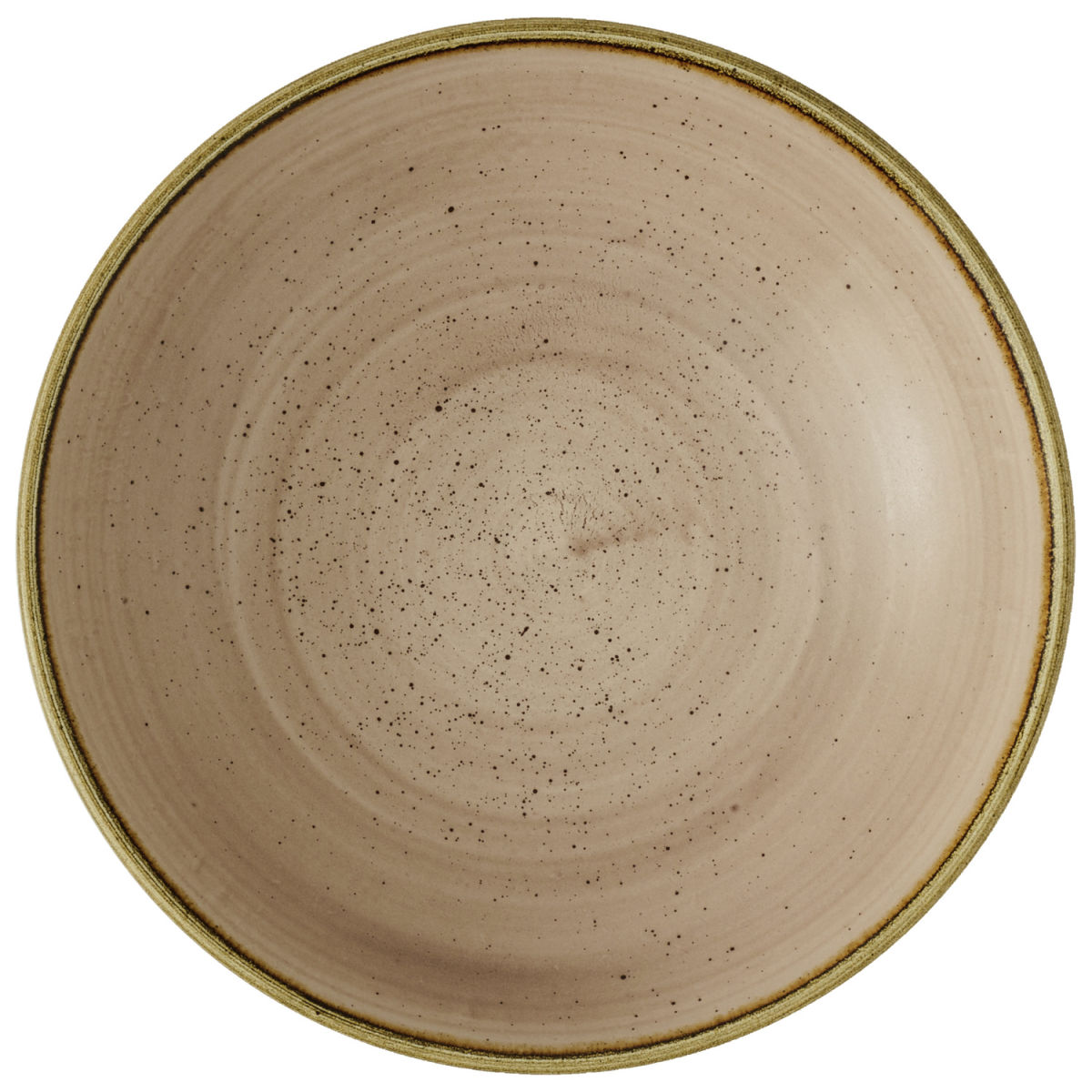 Churchill Coupe bord diep Stonecast Truffle; 426 ml, 18.2 cm (&Oslash;); lichtbruin/bruin; rond; 12 stuk / verpakking