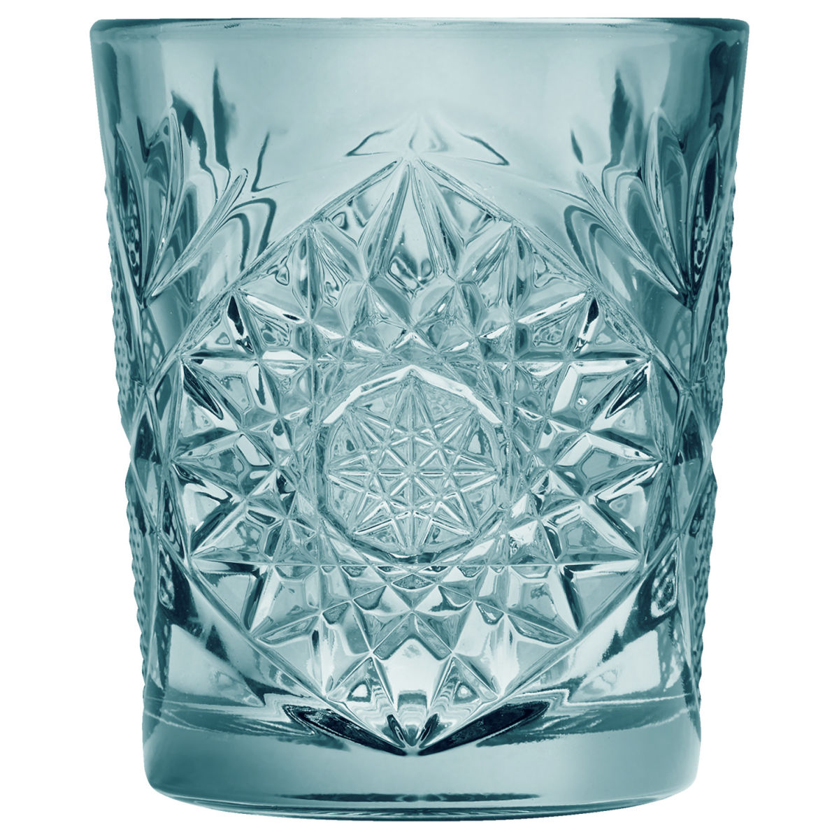 Onis Whiskyglas Icon gefärbtes Glas 355 ml, 8.89x10.6 cm (ØxH); blau; 6 Stück / Pack