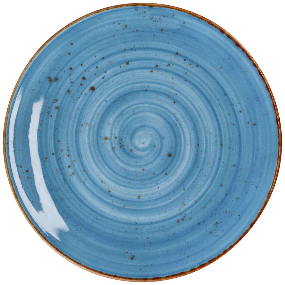 Piatto piano Nebro VEGA; 31 cm (Ø); blu chiaro; rotonda; 4 pz. / confezione