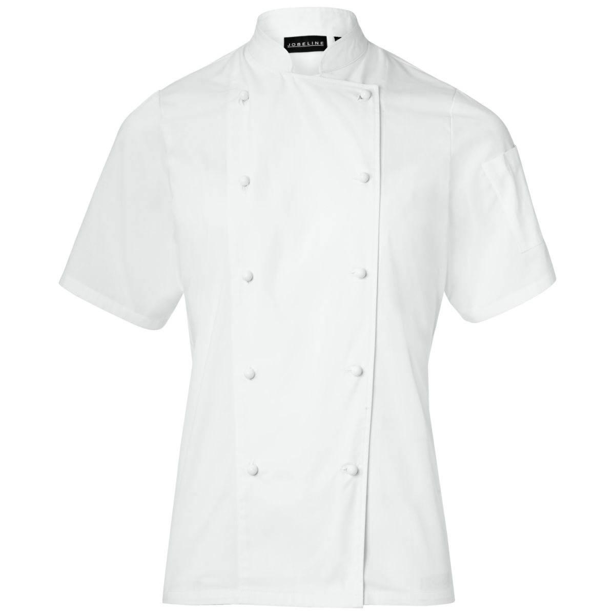 Chaqueta de cocina para mujer Milan manga corta JOBELINE; Talla 44; blanco