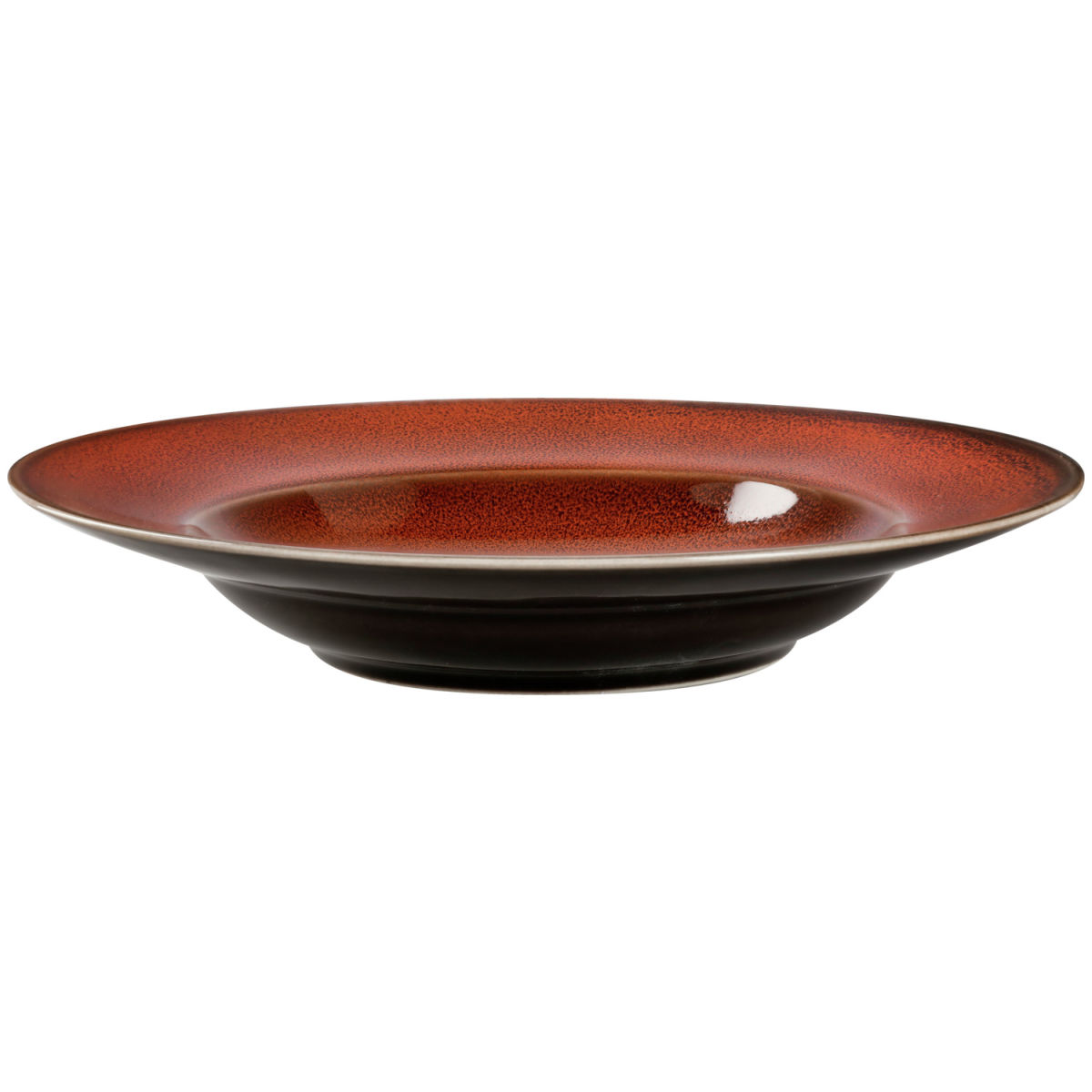 Piatto fondo Oriente VEGA; 200ml, 24x4 cm (ØxH); terracotta; rotonda; 6 pz. / confezione
