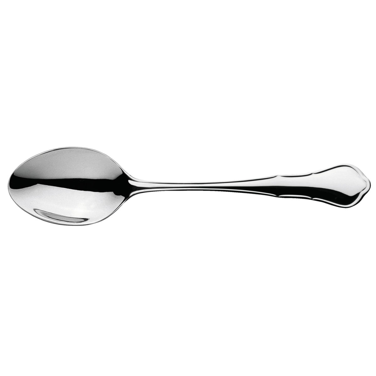 VEGA Vorspeisen-/Dessertlöffel Chippendale 18.8 cm (L); silber, Griff silber; 12 Stück / Pack
