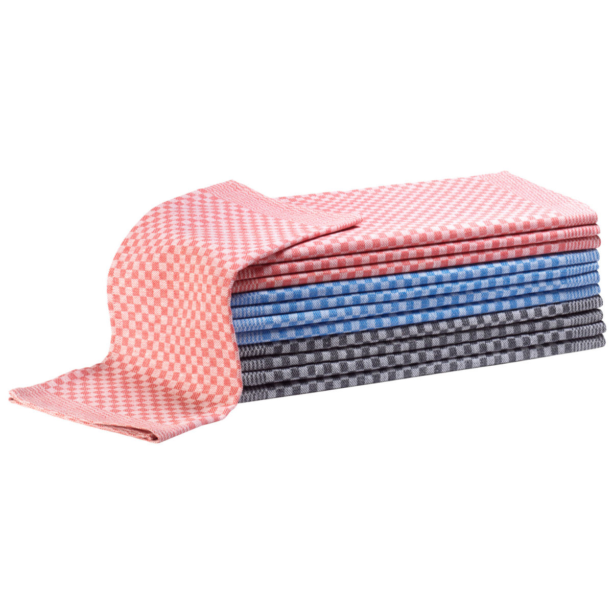 PULSIVA Grubentücher Mellum 50x70 cm (BxL); mehrfarbig; rechteckig; 12 Stück / Pack