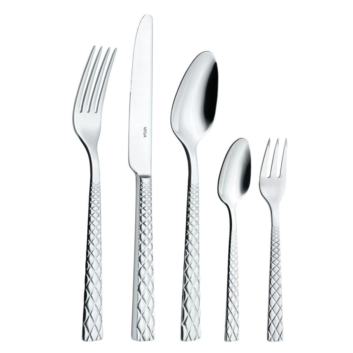 Set posate Brilio 30 pezzi VEGA; argento