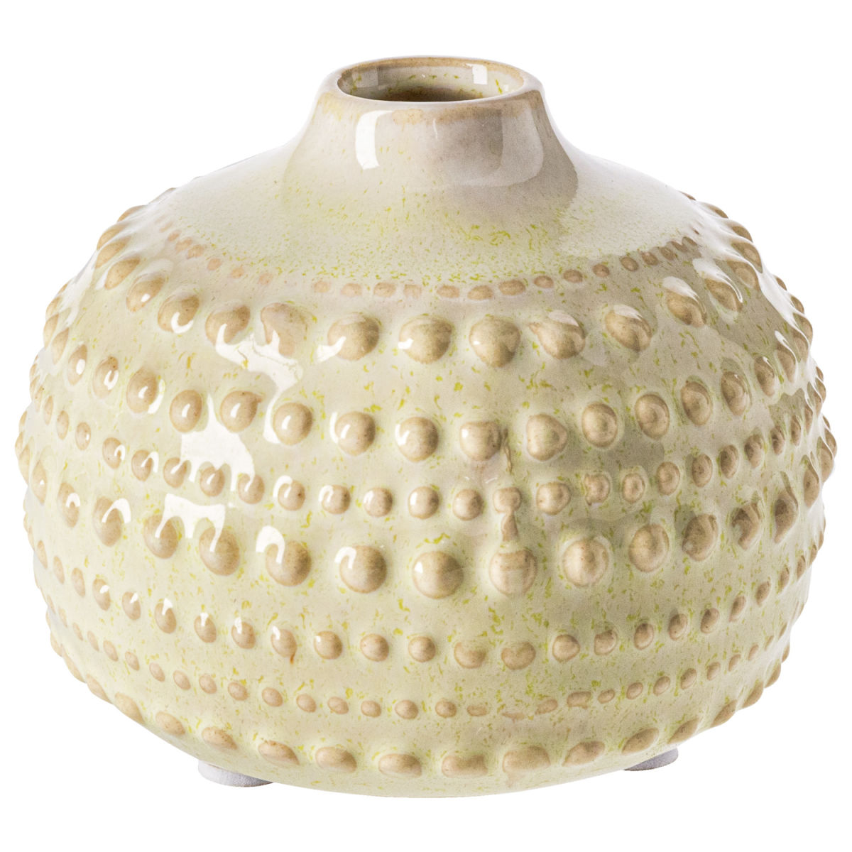 Vaso Bogdana VEGA; 9.8x8 cm (ØxH); beige; 2 pz. / confezione