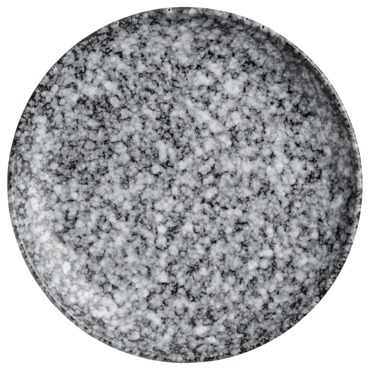 Vega Plat bord Mamaro rond; 27 cm (&Oslash;); zwart/wit; rond; 4 stuk / verpakking