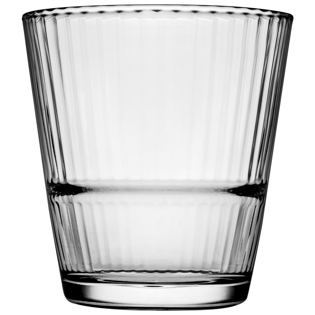 Pasabahçe Whiskyglas Grande Sunray; 410ml, 7.5x10.5 cm (ØxH); transparant; 6 stuk / verpakking