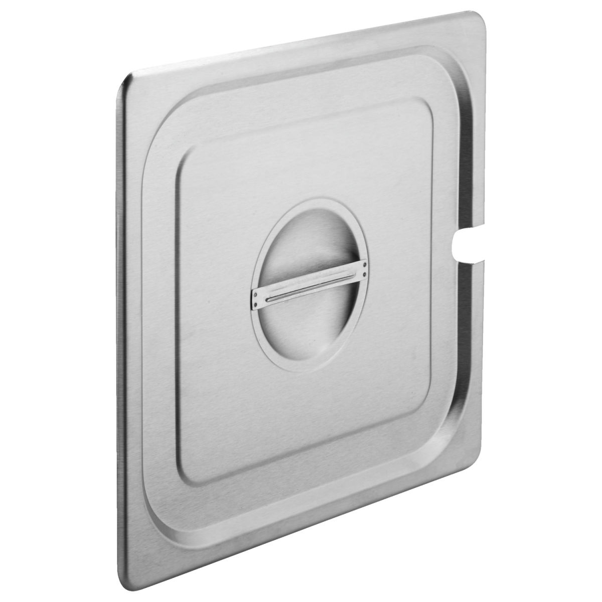 PULSIVA GN-Deckel 2/3 Profi mit Löffelaussparung GN 2/3, 35.5x32.7 cm (LxB); edelstahl