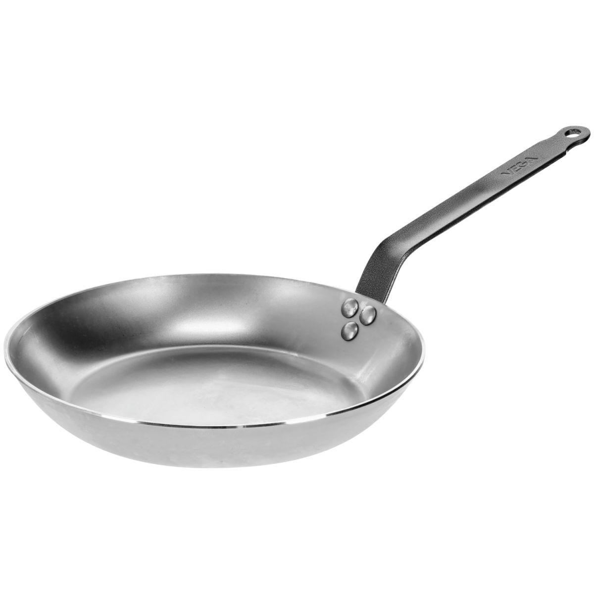 Padella in ferro per friggere Aronus VEGA; 28x4.2 cm (ØxH); argento