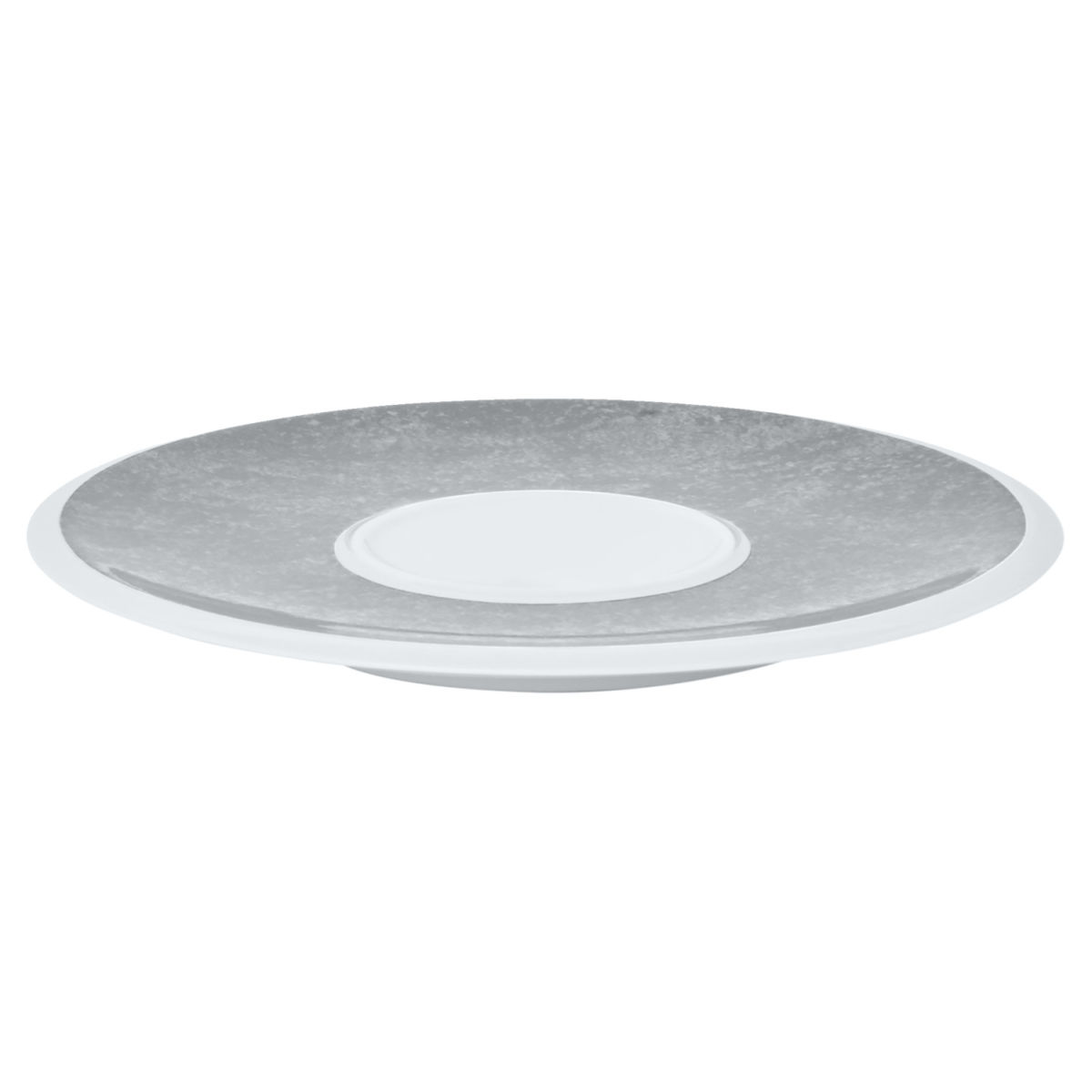 WMF Kombi-Untere Synergy Concrete 15.5x1.3 cm (ØxH); weiß/grau; rund; 6 Stück / Pack
