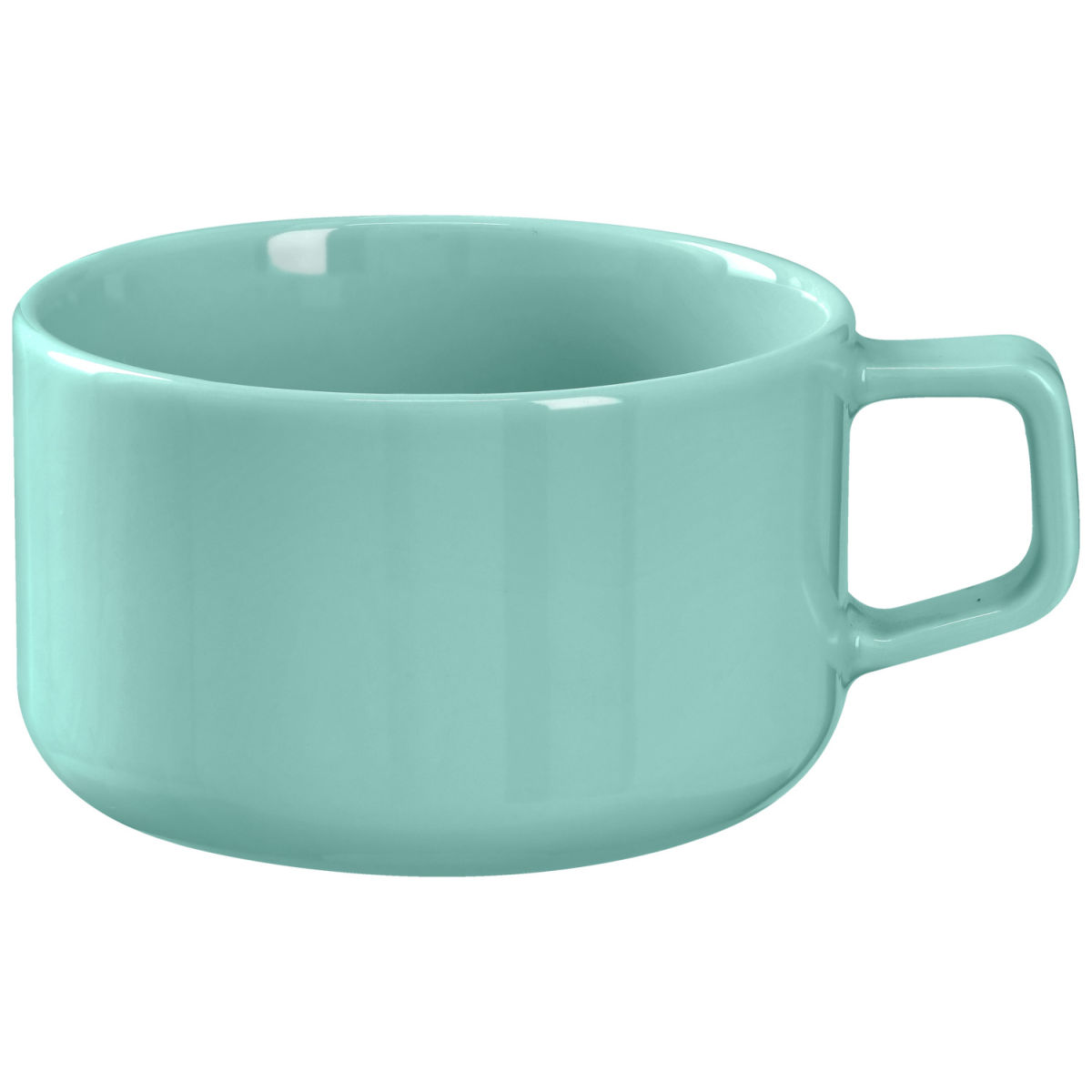 Tazza da tè Alegria VEGA; 330ml, 9.9x6.4 cm (ØxH); turchese; rotonda; 6 pz. / confezione