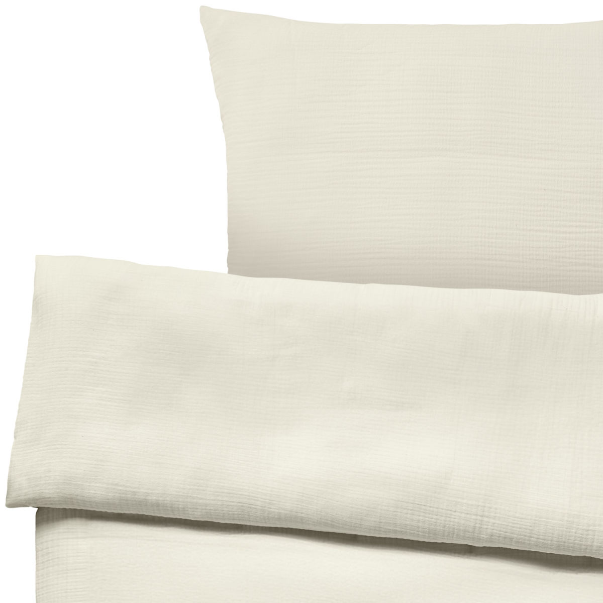 Biancheria da letto Libra Musselin ERWIN M.; 155x220 cm (LxL), 80x80 cm (LxL); grigio chiaro