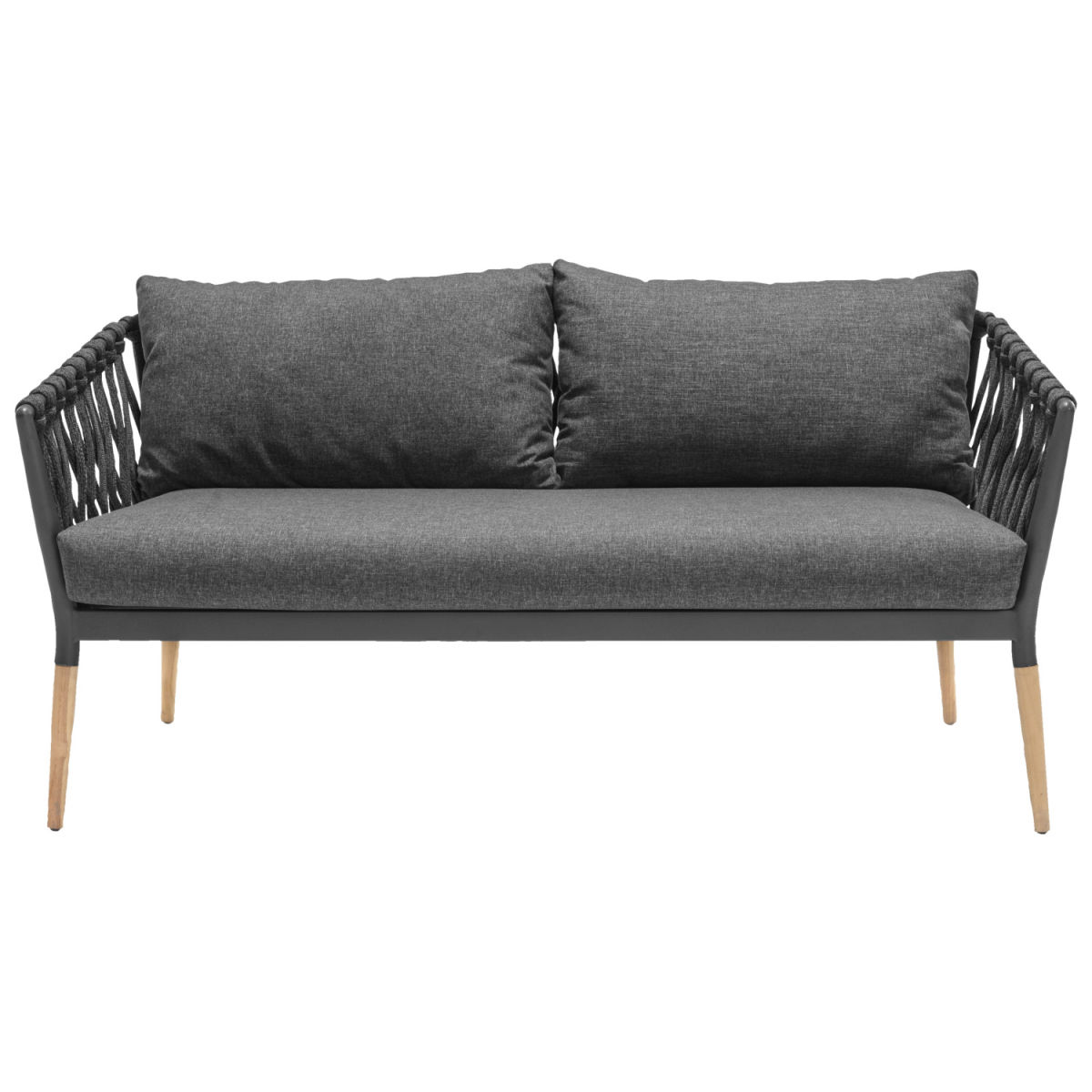 VEGA Outdoor Sofa Asola 2-Sitzer 162x80x76 cm (BxTxH); anthrazit