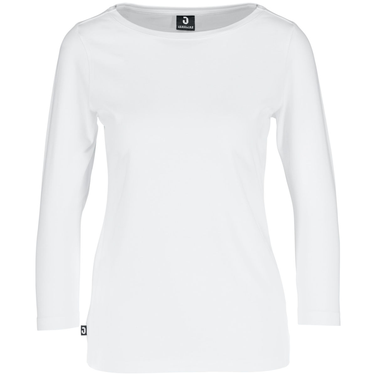 Camiseta para mujer Malme manga tres cuartos JOBELINE; Talla S; blanco