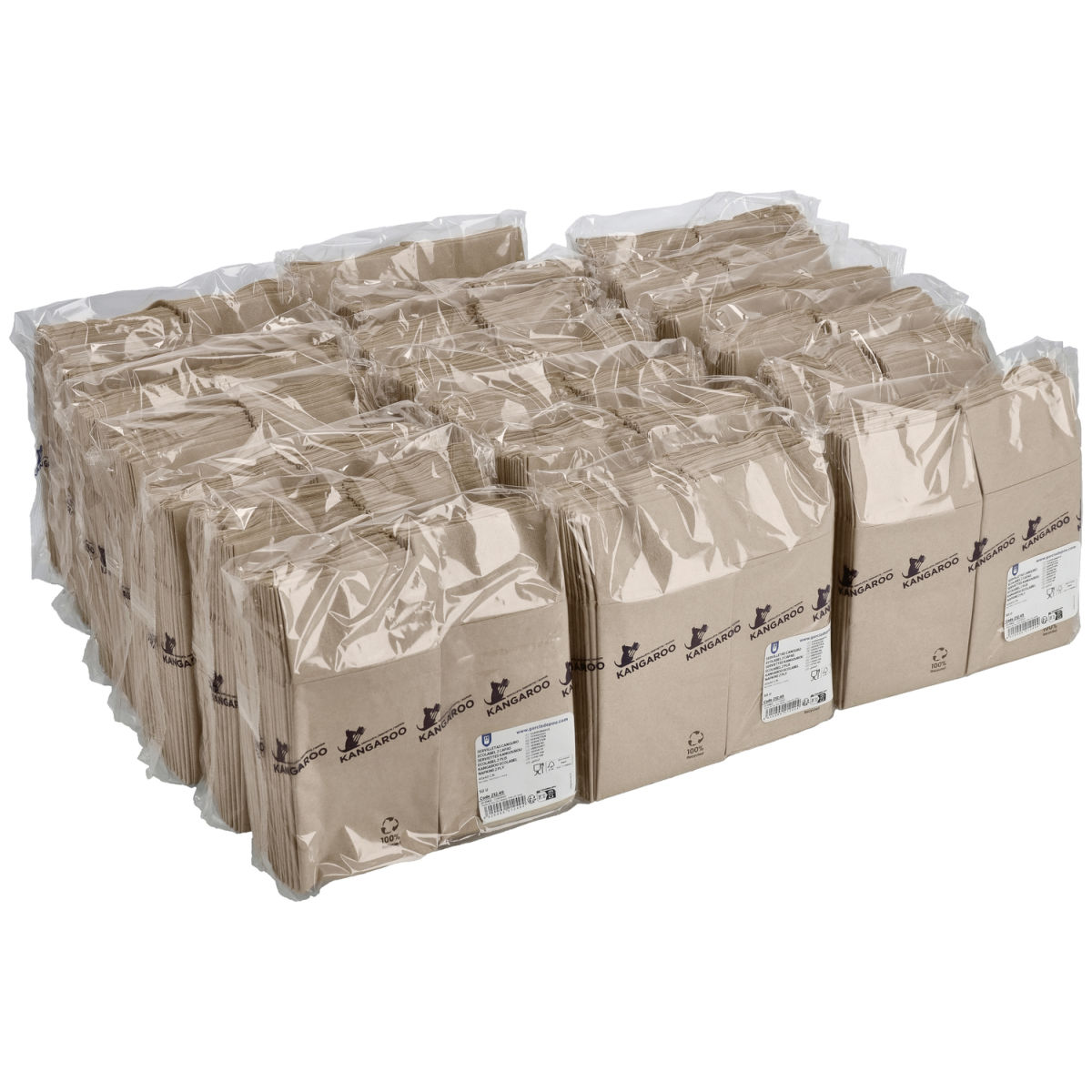 GARCIA DE POU Spar-Pack Bestecktasche Ecolabel 10x20 cm (BxL); natur; 1000 Stück / Pack