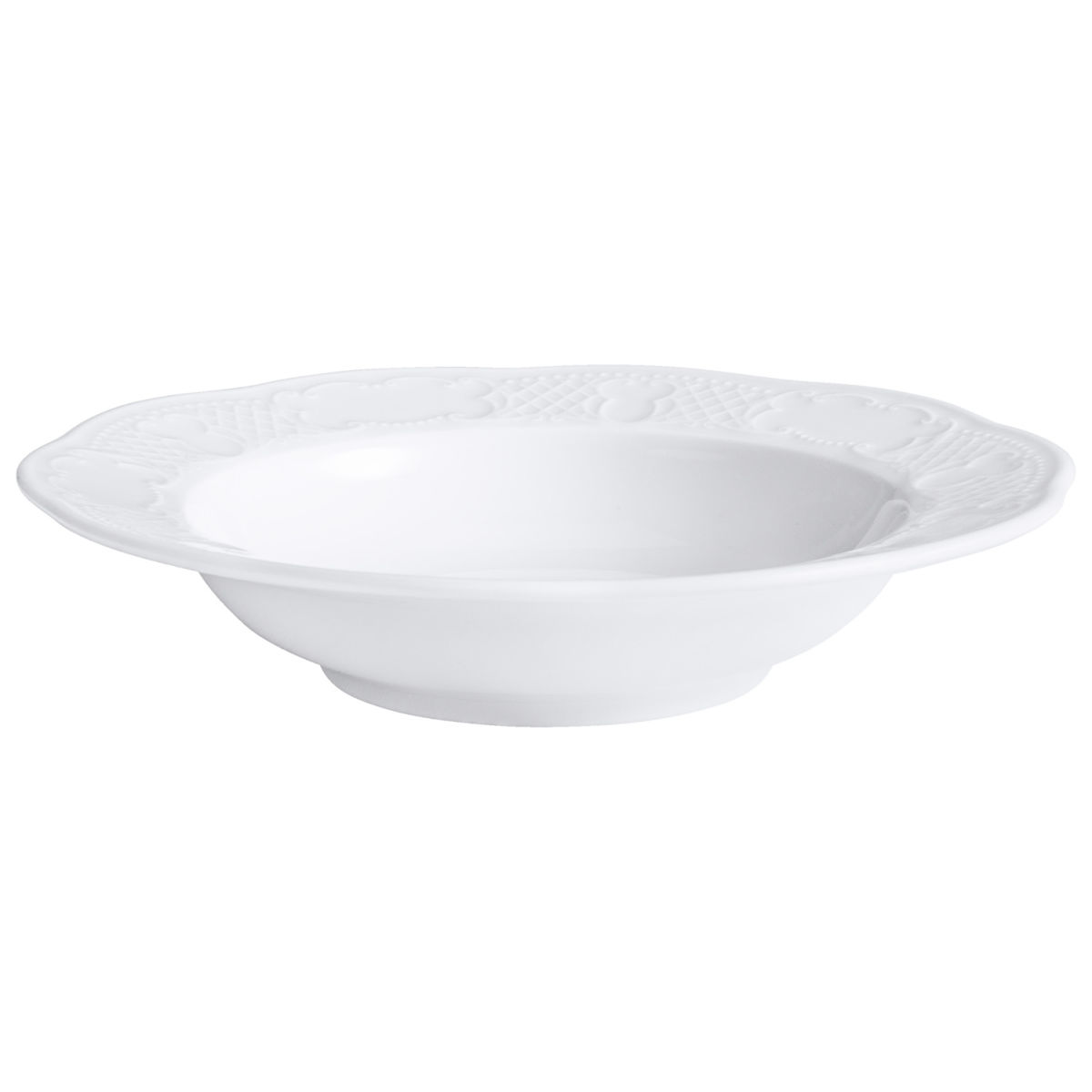 Piatto fondo Minuett VEGA; 200 ml, 19x3.8 cm (ØxH); bianco; rotonda; 6 pz. / Pacco