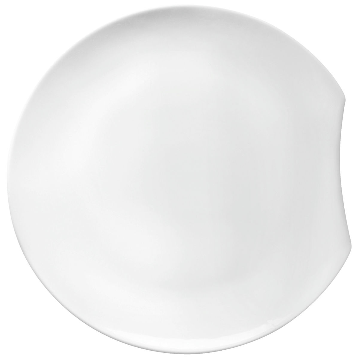 Piatto piano Contrast VEGA; 31 cm (Ø); bianco; rotonda; 4 pz. / Pacco