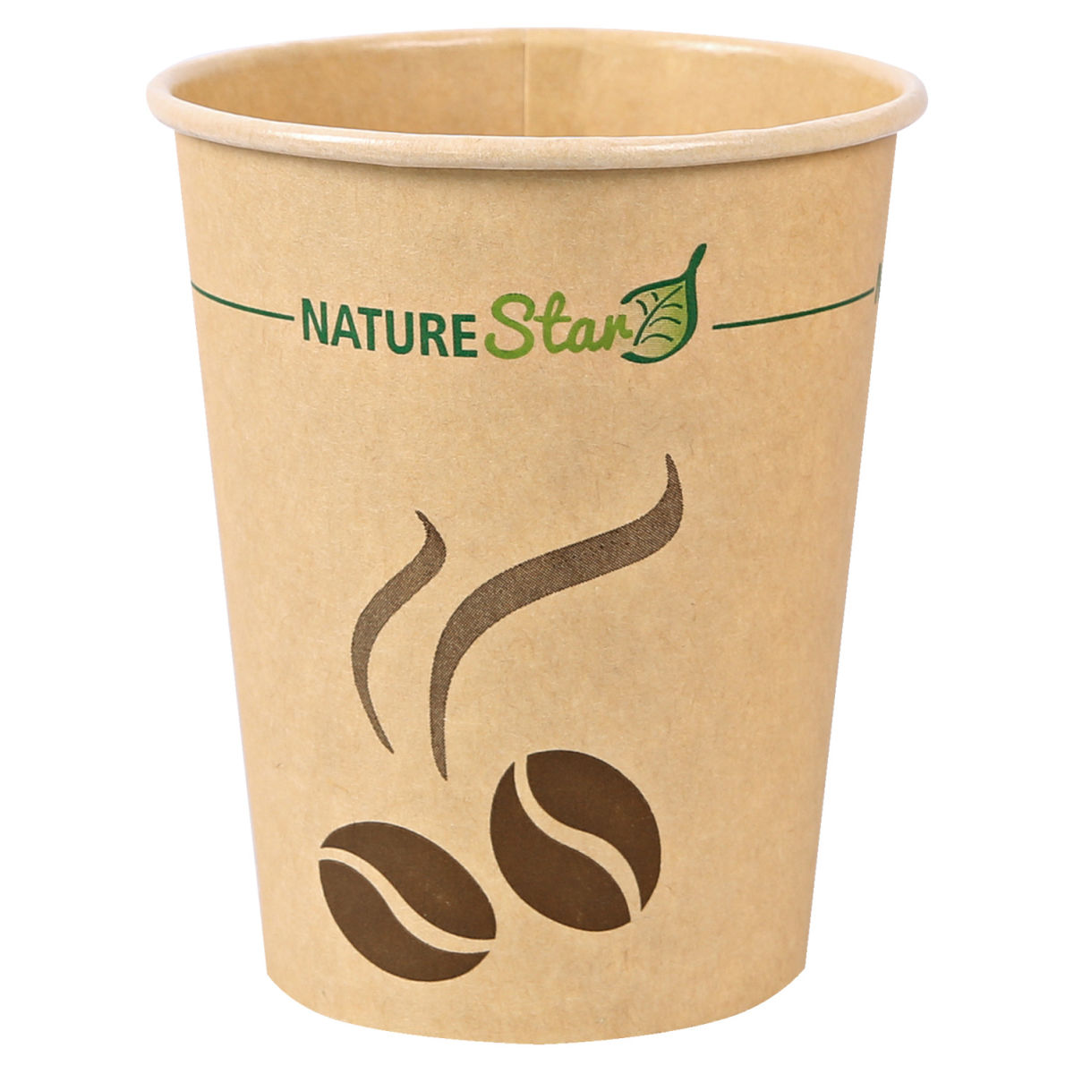 Bicchiere Nature carta kraft NATUREStar; 200ml, 8x9.2 cm (ØxH); marrone; 50 pz. / confezione
