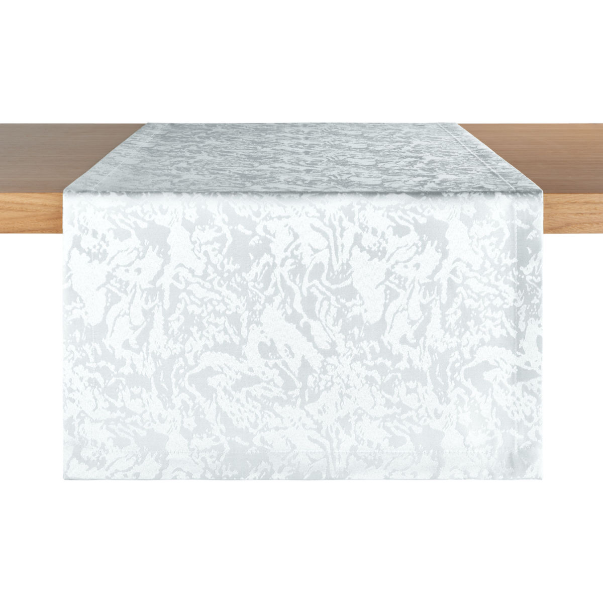 PULSIVA Tischläufer Marmor 40x130 cm (BxL); weiß; rechteckig; 2 Stück / Pack