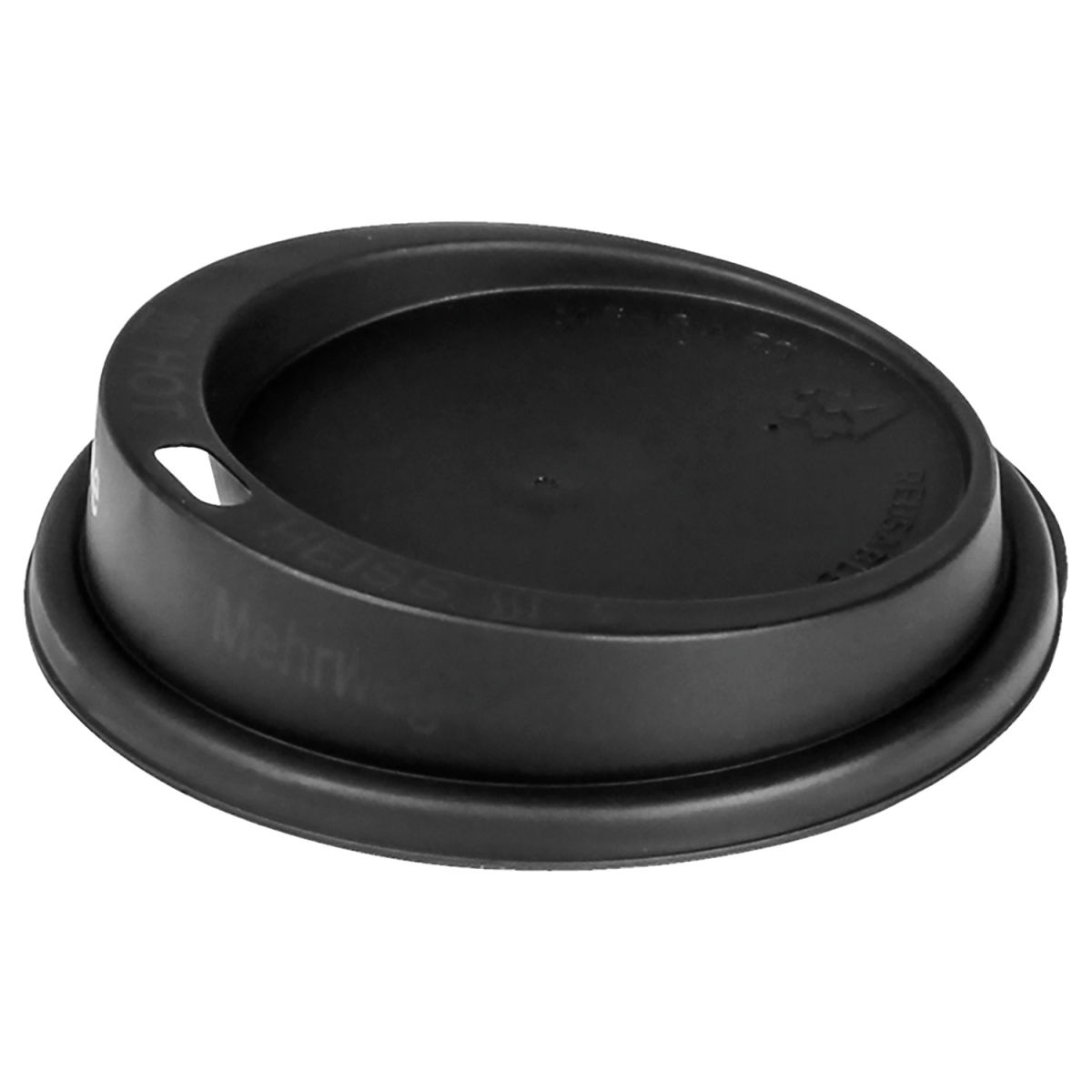 suplesse Deckel für Mehrwegbecher Suplesse 8 cm (Ø); schwarz; 25 Stück / Pack