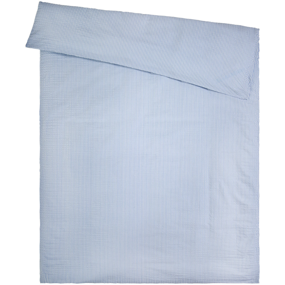Copripiumino Den Haag Seersucker ERWIN M.; 135x200 cm (LxL); blu