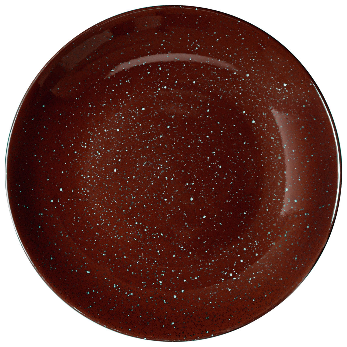 Piatto piano Alessia VEGA; 24 cm (Ø); marrone; rotonda; 6 pz. / confezione