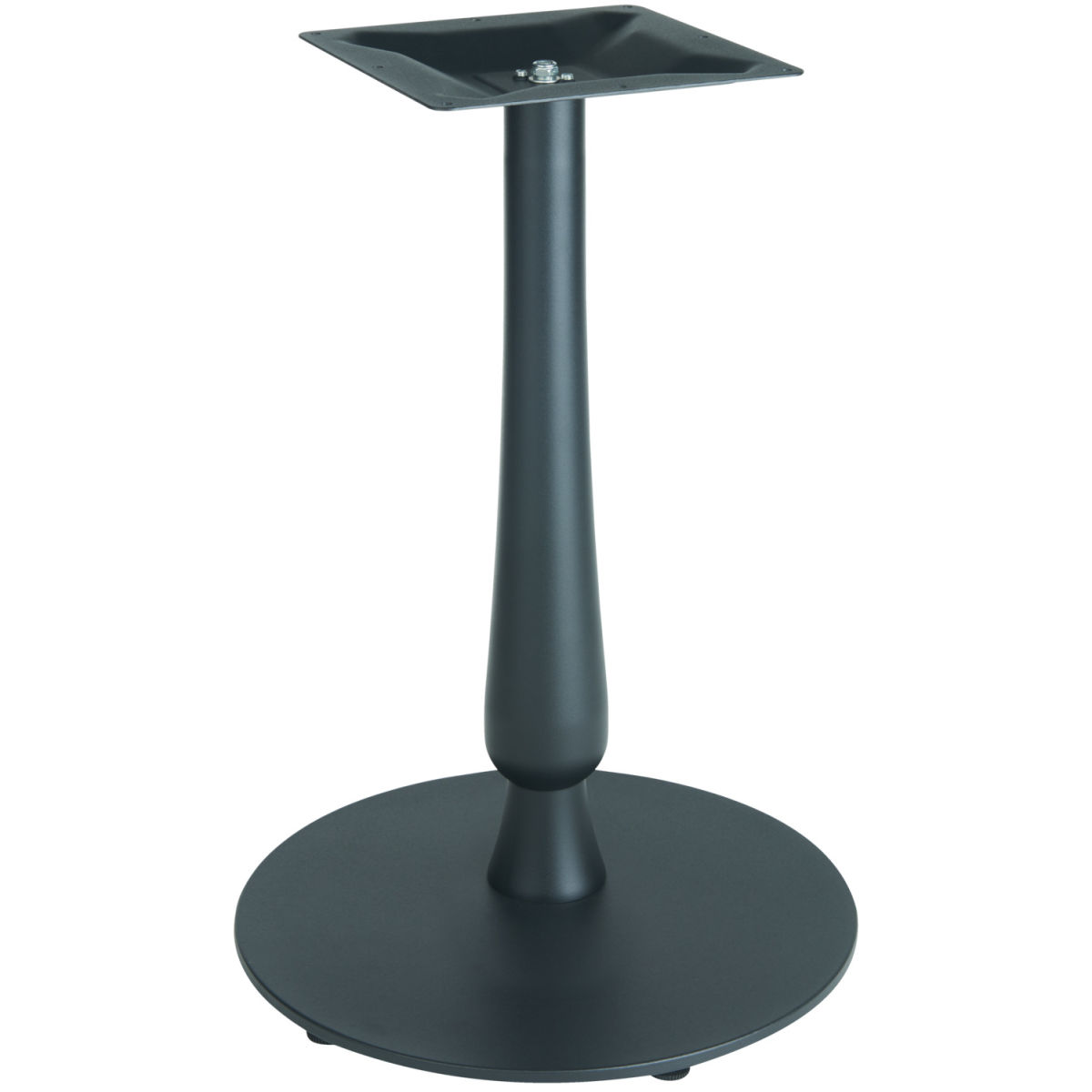VEGA Indoor Tischgestell Barock rund 56x72 cm (ØxH); schwarz; rund