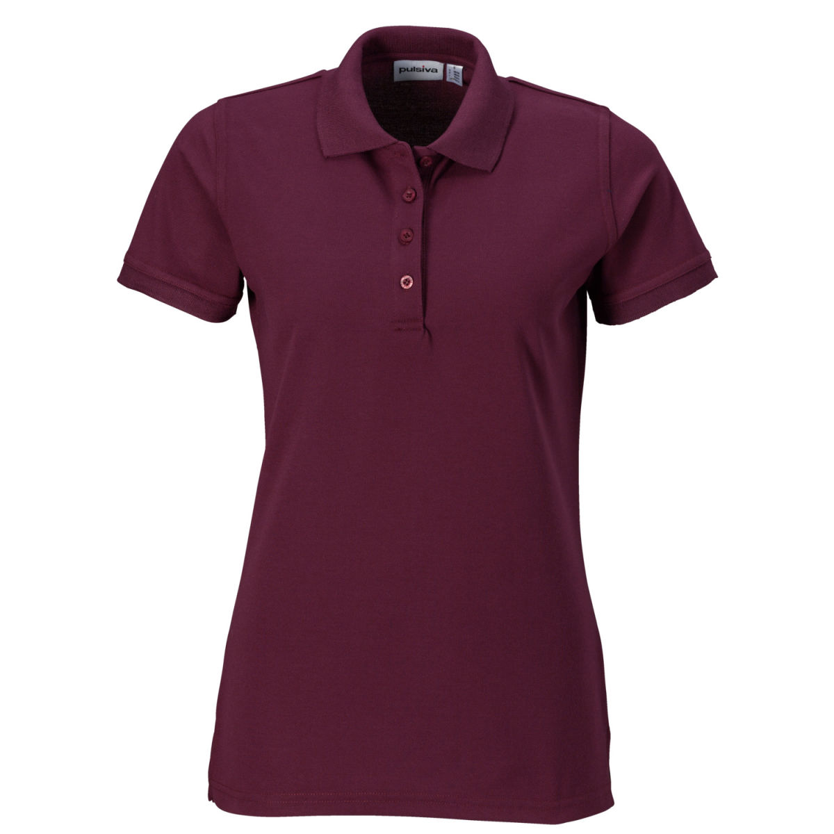 Polo da donna Sunny PULSIVA; Taglia XS; bordeaux