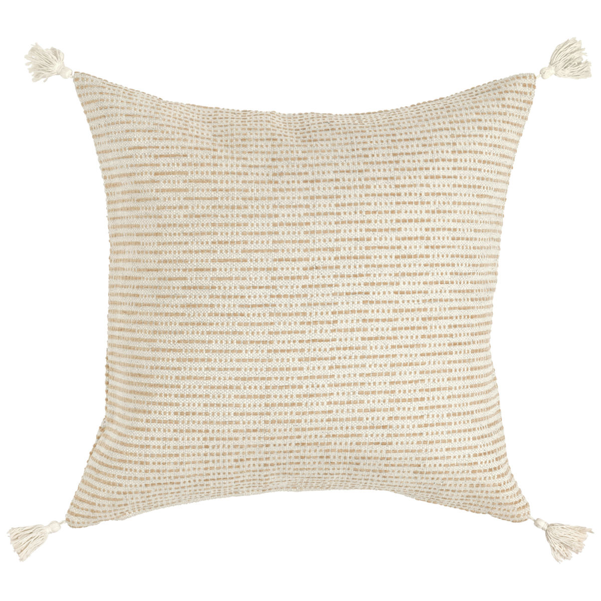 ERWIN M. Kissenhülle Torano fein gestreift 40x40 cm (BxL); creme/beige