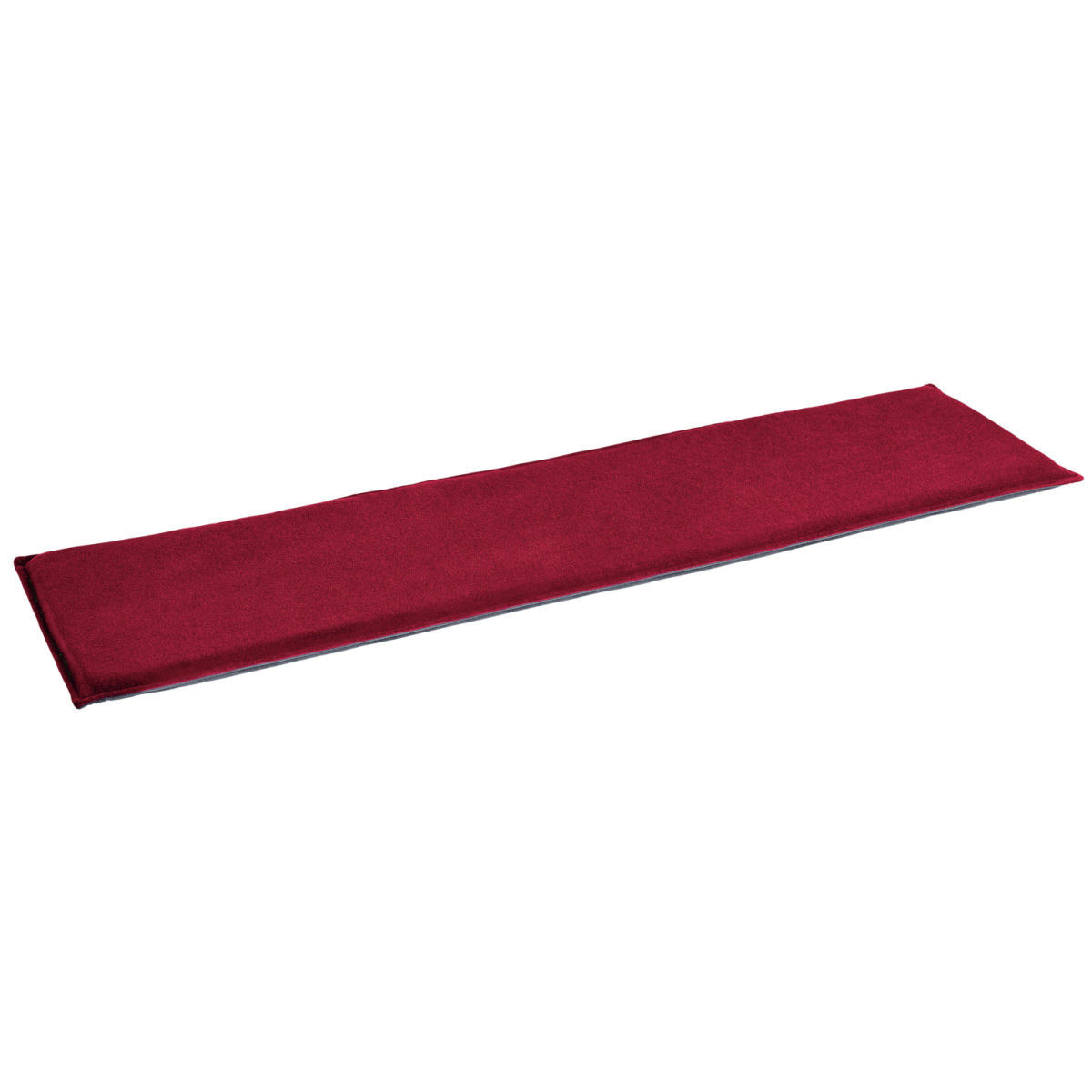 ERWIN M. Bankauflage Lia 38x160x3 cm (BxLxH); rot
