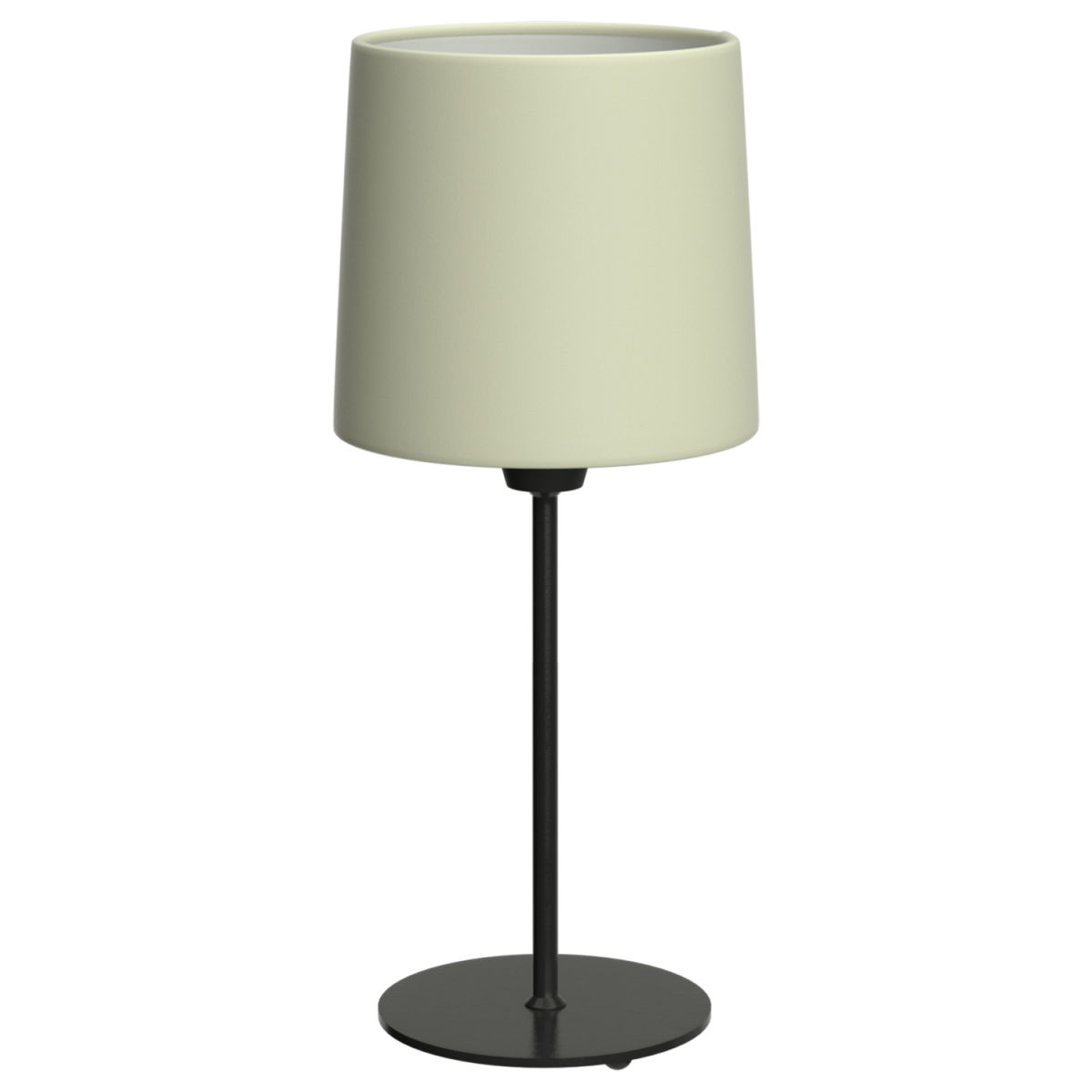 Lámpara de mesa  Marie mezcla de tejidos Nemec; 18x20x41 cm (LgxAnxAt); blanco/negro