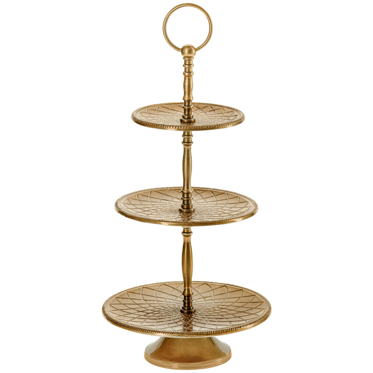 Vega Etagère Sema; 27.5x53.5 cm (ØxH); goud