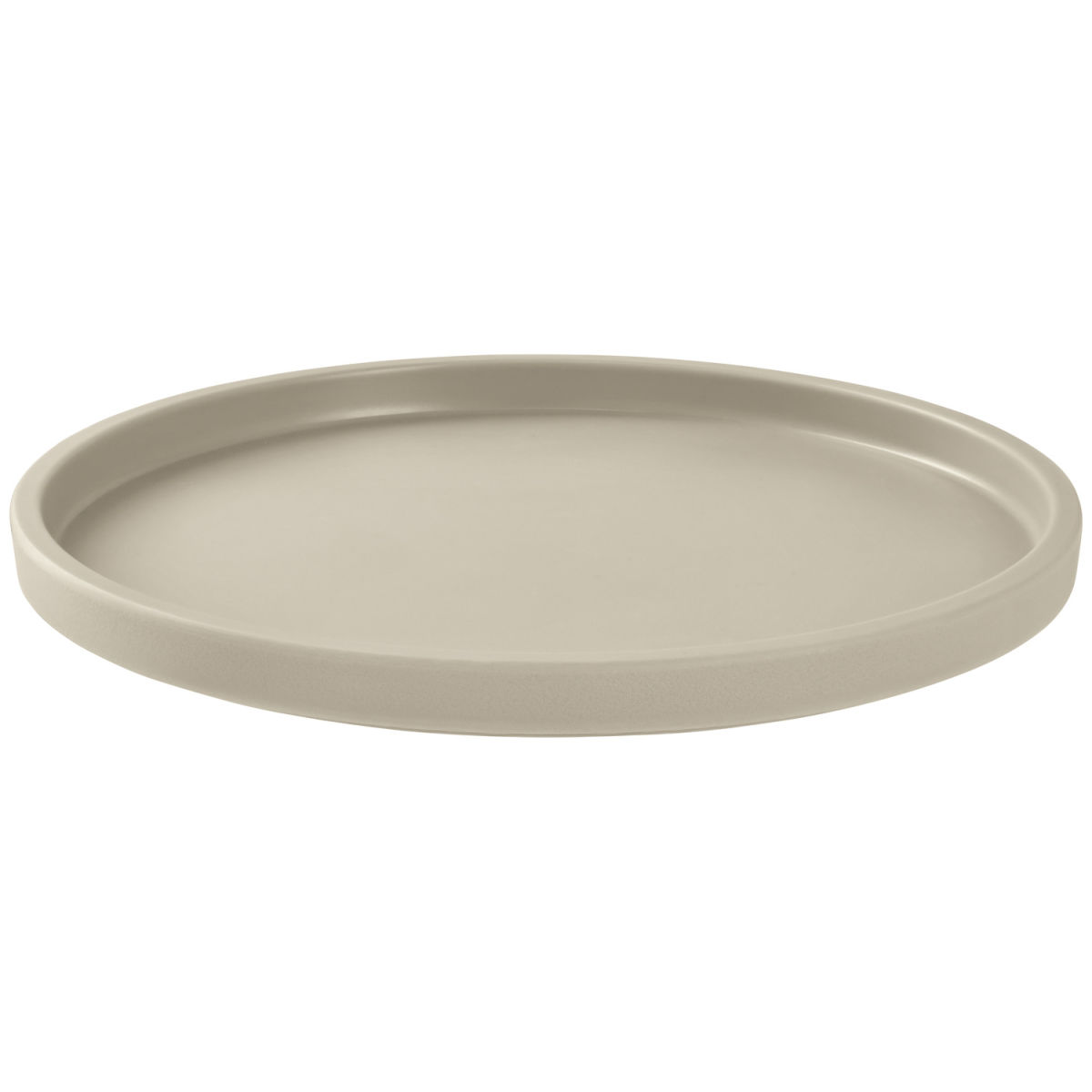 Vega Plat bord Kanas rond; 21.5x1.7 cm (&Oslash;xH); beige; rond; 6 stuk / verpakking