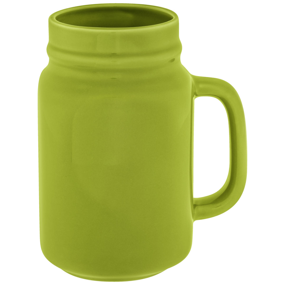 Tazze con manico Liv PULSIVA; 480ml, 8.3x13.2 cm (ØxH); verde; 6 pz. / confezione