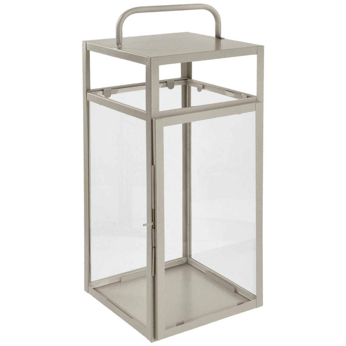 Lanterna Abiba VEGA; 19x19x45.5 cm (LxLxH); beige