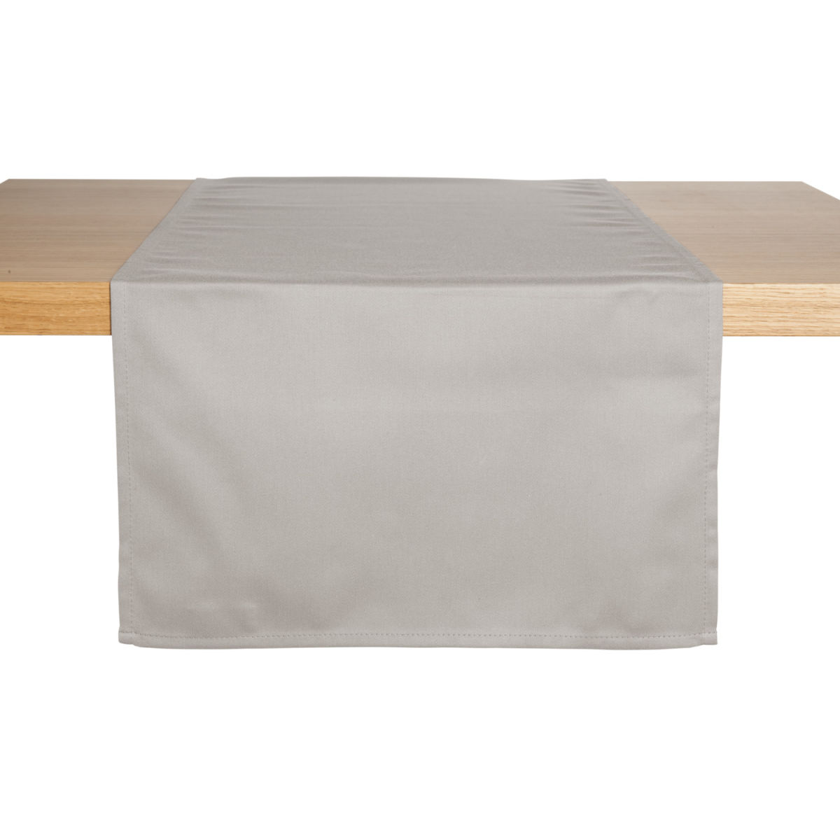 PULSIVA Tafelloper Oblia; 40x130 cm (BxL); lichtgrijs; rechthoekig; 6 stuk / verpakking