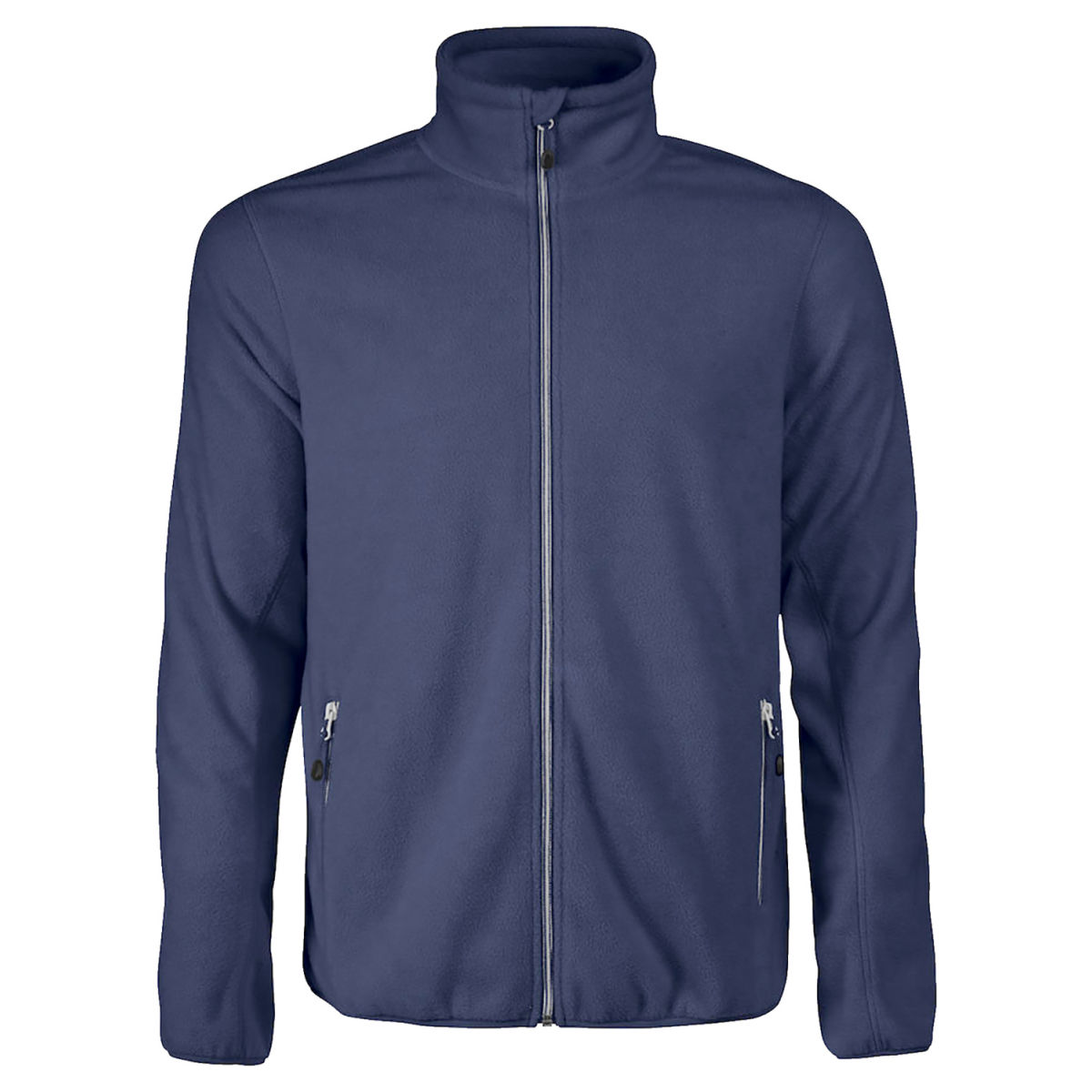 Giacca da uomo in pile Fynn Printer Active Wear; Taglia L; blu navy