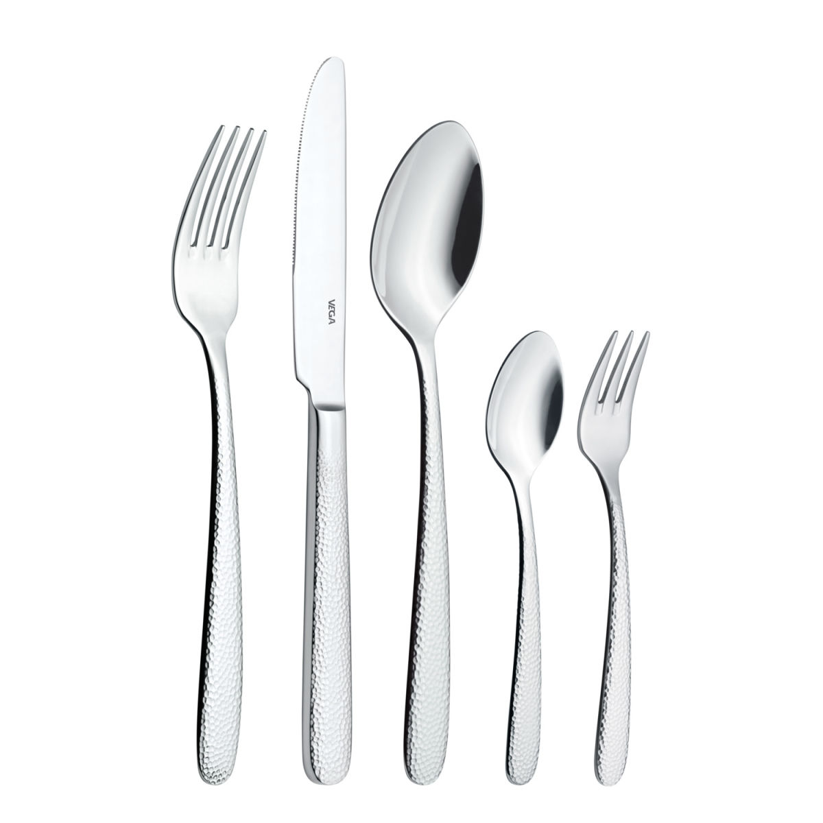 Set posate Martello 30 pezzi VEGA; argento