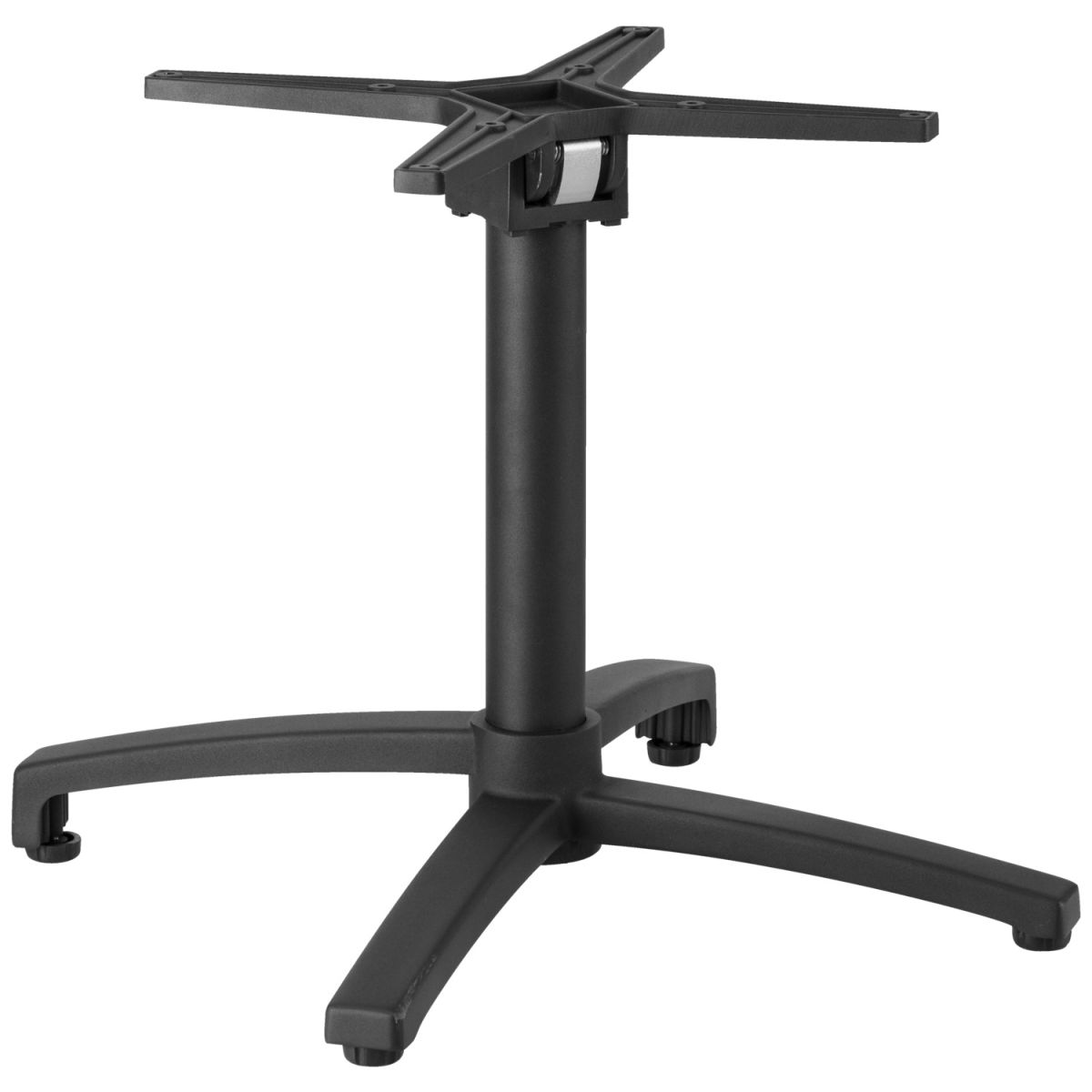 Base tavolo Alu VEGA; 66x66x50 cm (LxLxH); nero