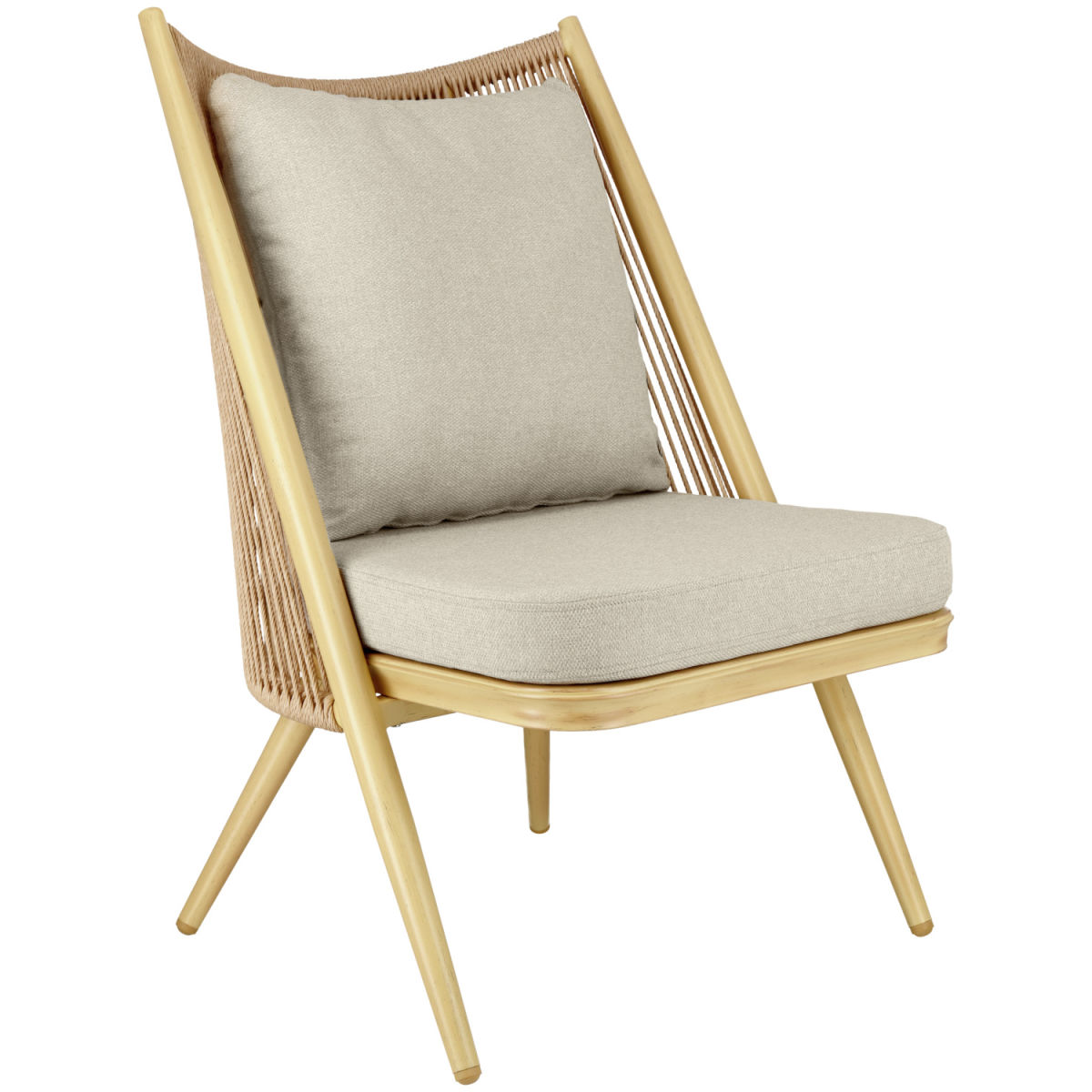 Vega Loungestoel buiten Isola; 65x73x94 cm (BxDxH); beige