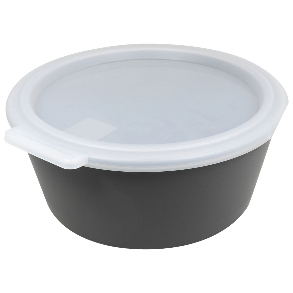 Contenitore riutilizzabile Move koziol; 1300 ml, 19.7x8 cm (ØxH); grigio; rotonda; 10 pz. / confezione