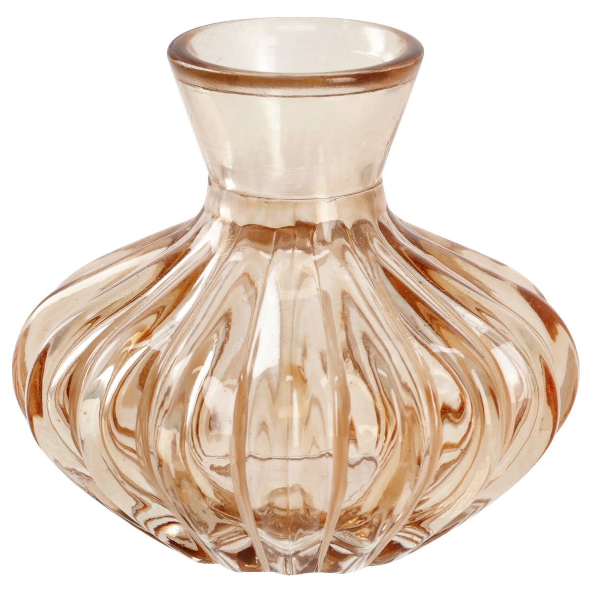 Vaso Alkia; 8x7.5 cm (ØxH); marrone; 2 pz. / confezione