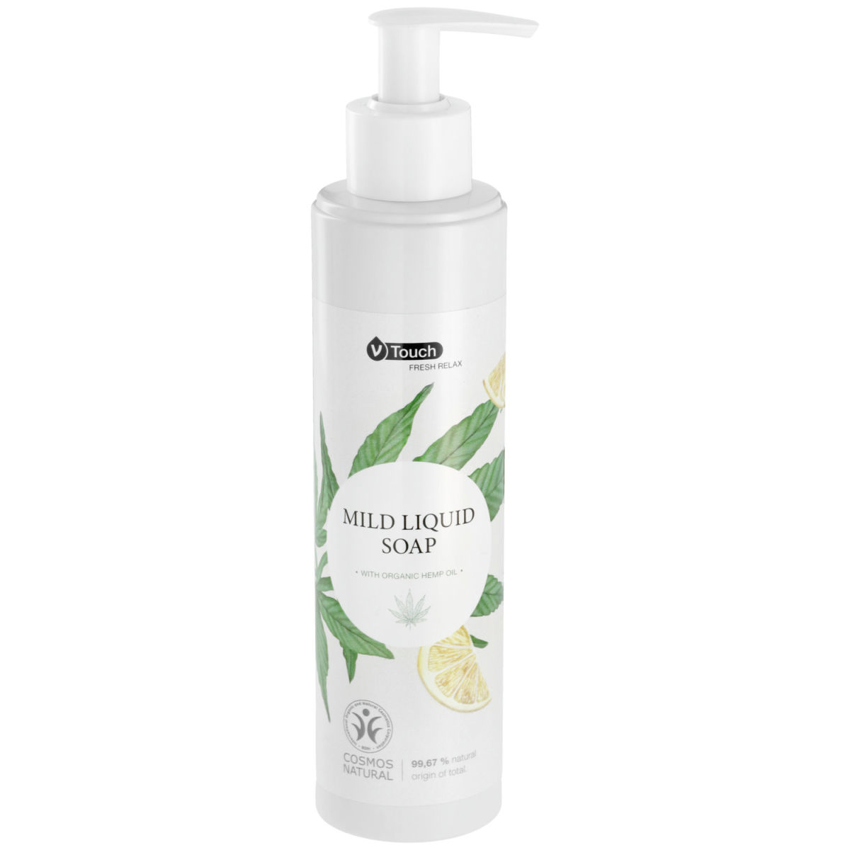V-Touch Hotel Flüssigseife Fresh Relax Pumpspender 240 ml; gelb; 6 Stück / Pack