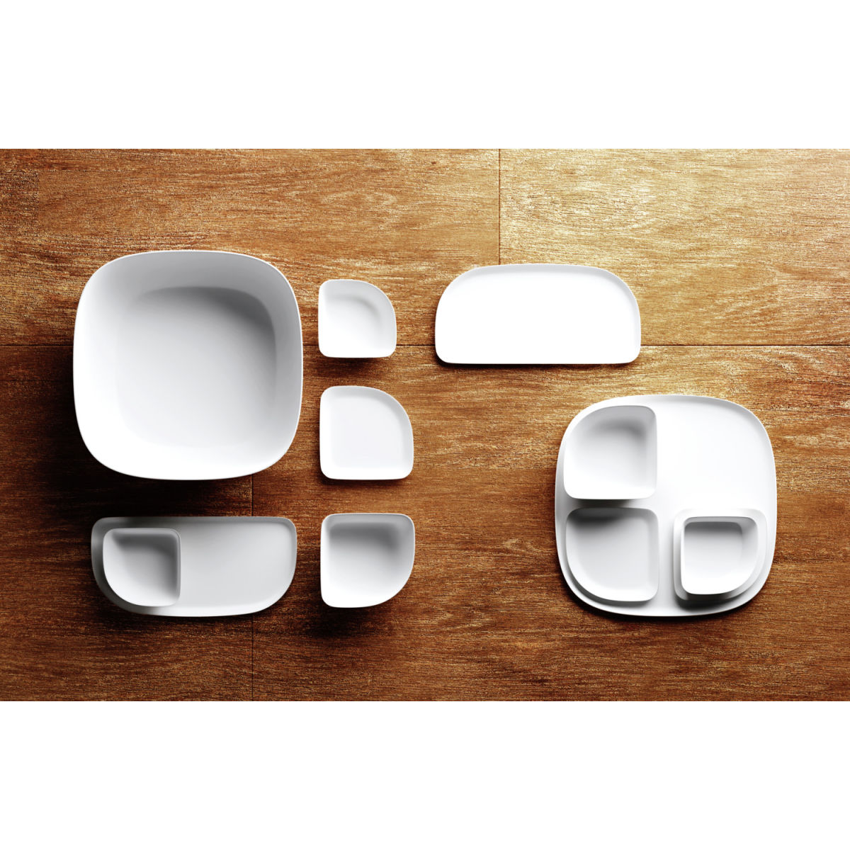 Set campionatura  Belle Vie monouso Papstar; bianco