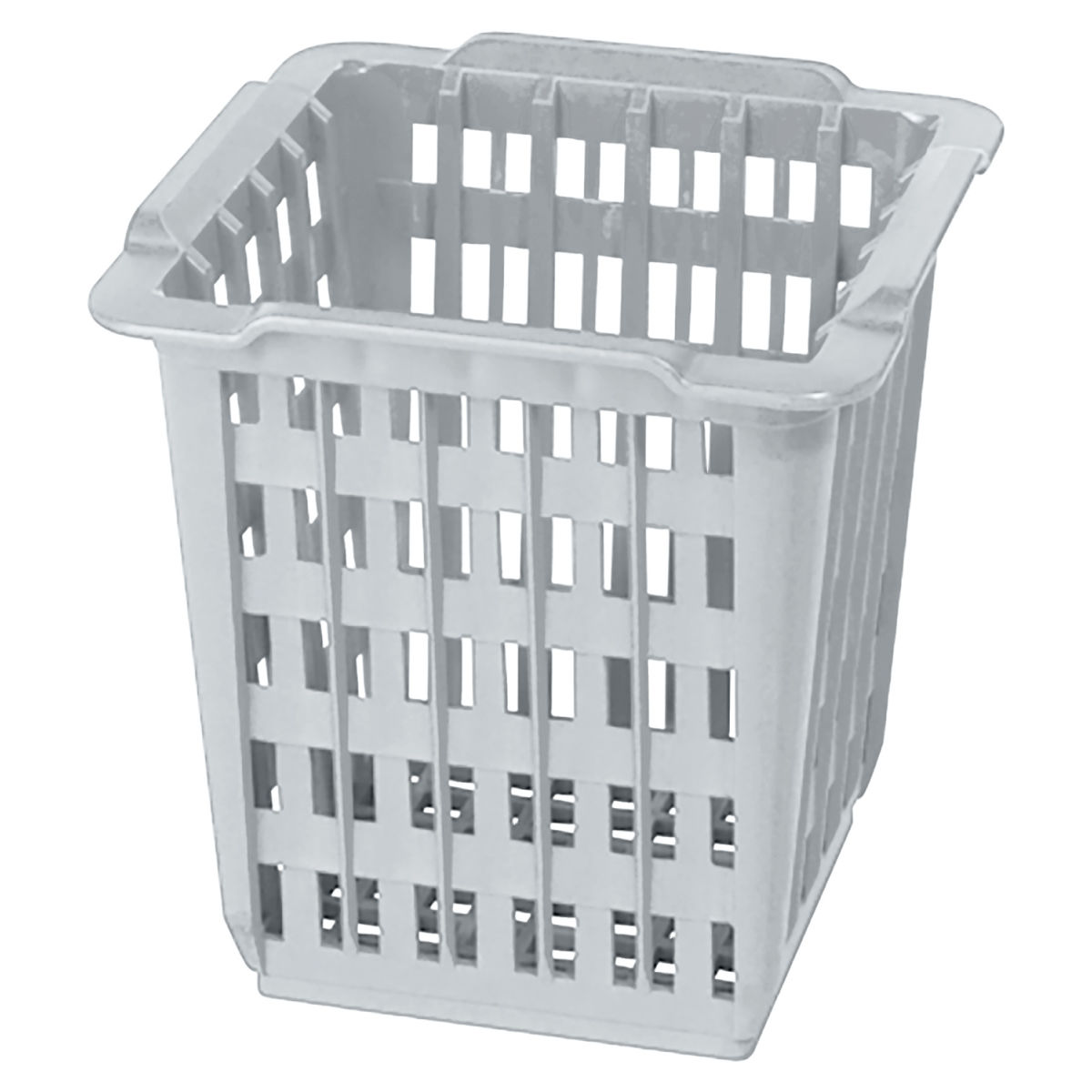 Cesto per posate per lavastoviglie 1 scomparto PULSIVA; 12.5x12.5x13.5 cm (LxPxH); grigio