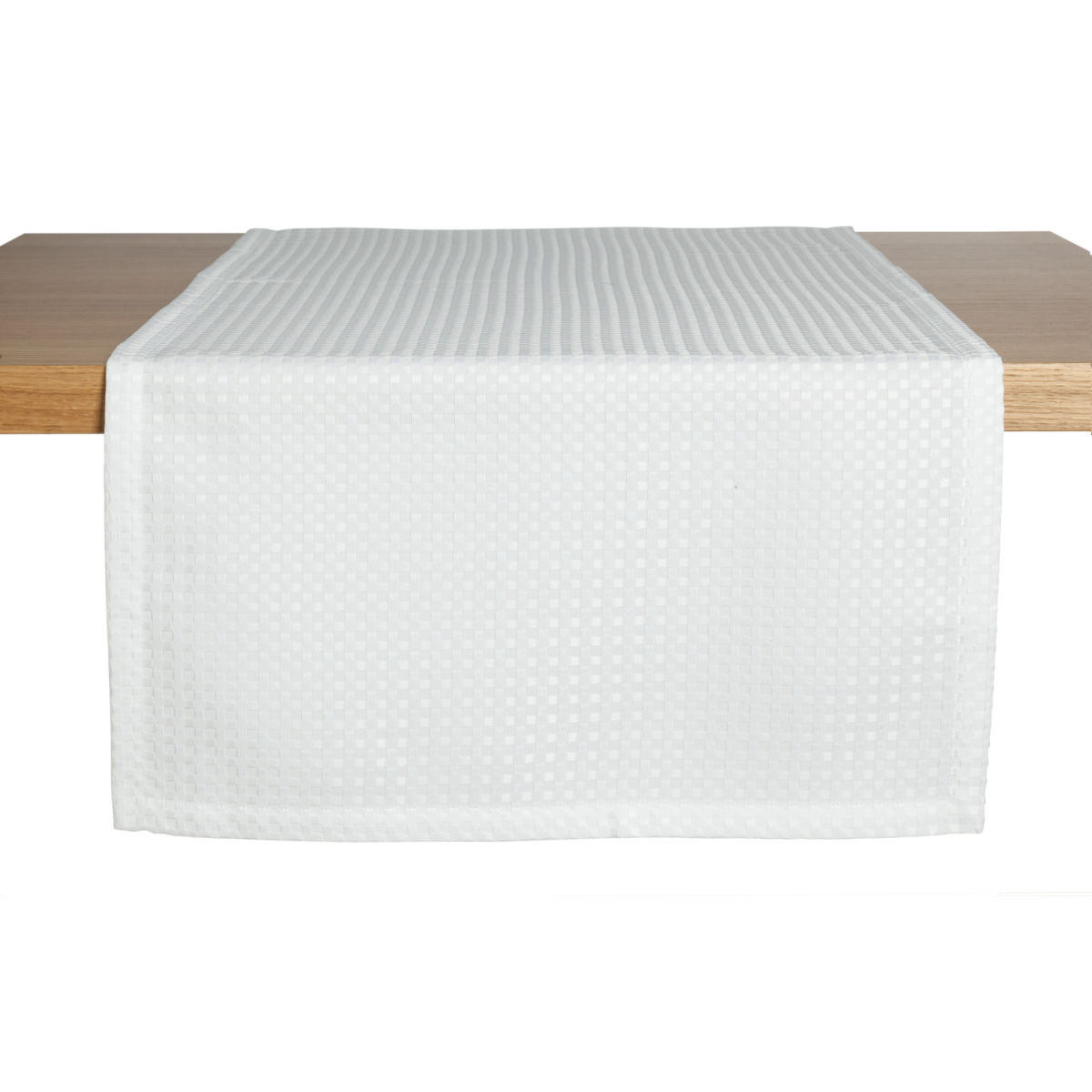 Runner Nido ERWIN M.; 45x130 cm (LxL); bianco; rettangolare