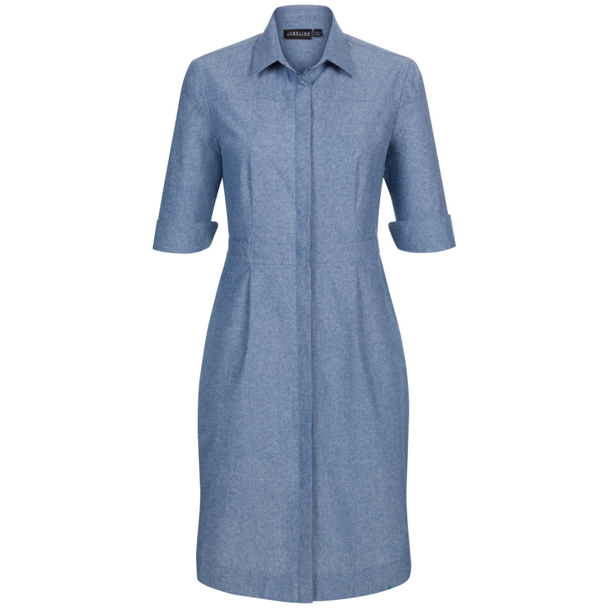 JOBELINE Kleid Livia Chambray Kleidergröße 44; hellblau